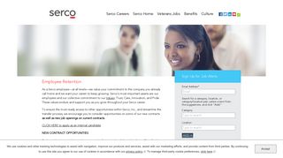 Employee Retention - Serco jobs - Serco Inc.