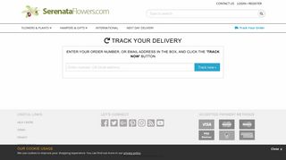 Order tracking - Serenata Flowers
