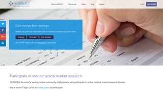 Healthcare Professionals | Earn Money From Surveys | SERMO ...
