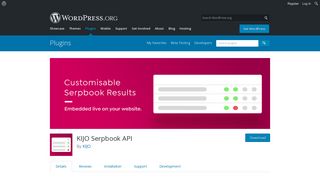 KIJO Serpbook API | WordPress.org
