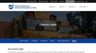 Contact School Employees Retirement System of Ohio - SERS