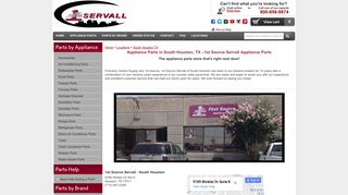 Appliance Parts in South Houston, TX - 1st Source Servall Appliance ...