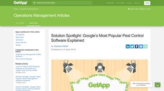 Solution Spotlight: Google's Most Popular Pest Control Software ...