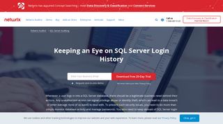 Tracking SQL Server Login History - Netwrix