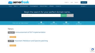ServerFreak Technologies Sdn Bhd: Portal Home