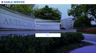 Sign In - Eagle Service - American University