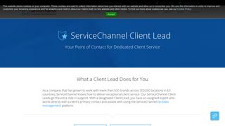 ServiceChannel Client Lead | ServiceChannel Professional Support ...