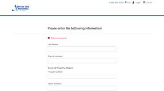 Create Account Other Info | Service Line Warranties of America