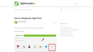 How to change your login Email – ServiceM8 Help