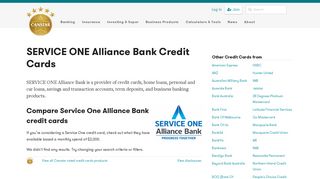 SERVICE ONE Alliance Bank Credit Cards: Review & Compare ...