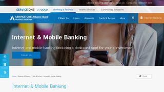 Internet & Mobile Banking - service one