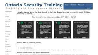 Security guard license - Ontario Security Training