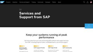 SAP Support and Service