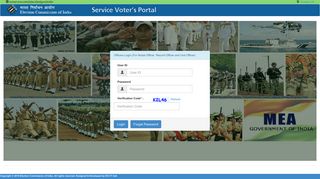 Officers Login - Service Voters' Portal - Election Commission of India