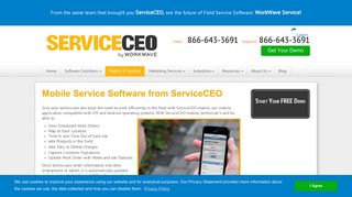 Mobile Software | Ipad Iphone Service Software | ServiceCEO