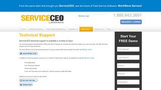 Support & Training - Technical Support | ServiceCEO Office Edition