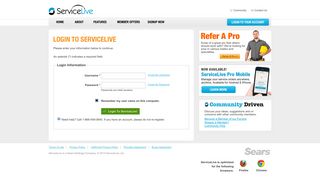 Login to Your Account - Servicelive for Providers
