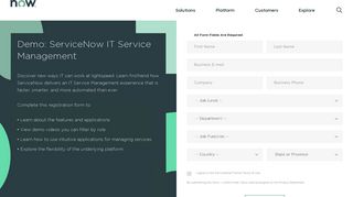 DemoNow | ServiceNow