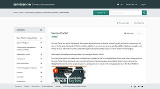 Service Portal | ServiceNow Docs