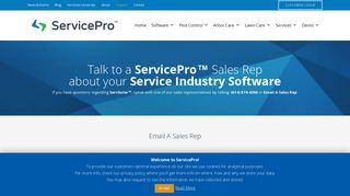 Service Industry Software | Sales Support | ServicePro
