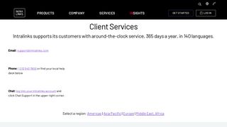 Client Services | Intralinks