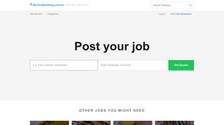 Post a job - ServiceSeeking.com.au