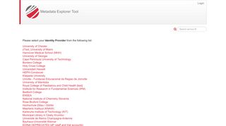 Metadata Explorer Tool