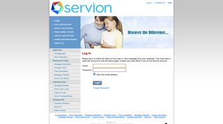 Servion, Inc. : Login