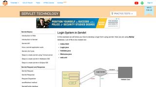 Creating a Login System in Servlet | Servlet Tutorial | Studytonight