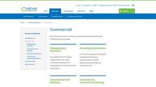 Commercial - Servus Credit Union