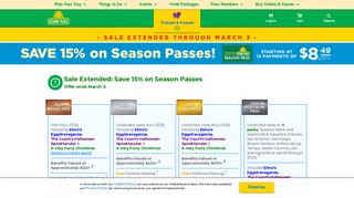 Season Pass - Options, Benefits & Pricing | Sesame Place