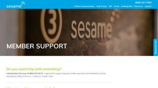 Member Support - Dental Text Reminders | Sesame Communications