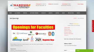 Job Openings - Naresh i Technologies