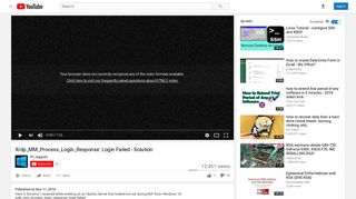 Xrdp_MM_Process_Login_Response: Login Failed - Solution - YouTube