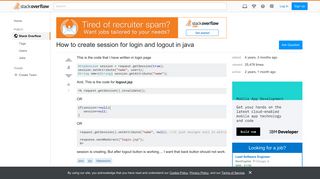 How to create session for login and logout in java - Stack Overflow