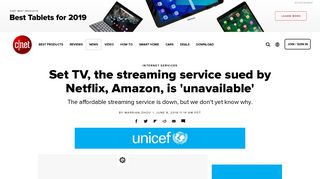 Set TV, the streaming service sued by Netflix, Amazon, is 'unavailable ...