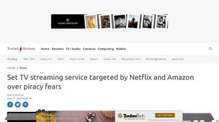 Set TV streaming service targeted by Netflix and Amazon over piracy ...