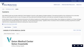 Careers - Seton Medical Center