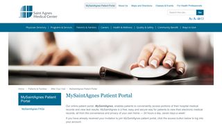 MySaintAgnes Patient Portal | Saint Agnes Medical Center