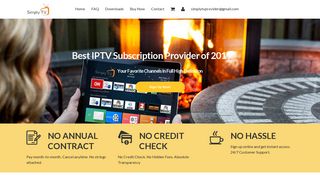 Simply TV – Best IPTV Subscription of 2018 – Best Quality Streaming TV