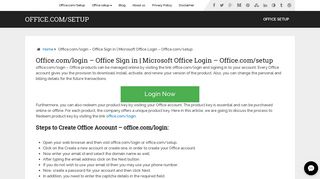 Office.com/login - Office Sign in | Microsoft Office Login ... - Office Setup