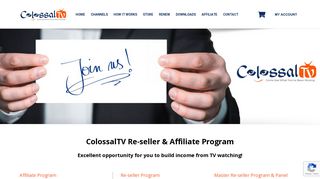 Affiliate | The Best Premium IPTV Service ColossalTV