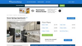 Seven Springs Apartments - 661 Reviews | College Park, MD ...