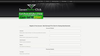 Seven Dollar Click Registration | Best Way to Make Money Online