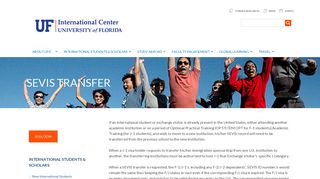 SEVIS Transfer | International Center University of Florida