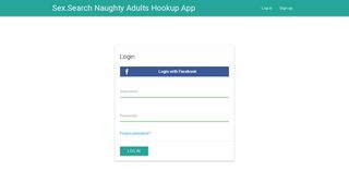 Login | Sex.Search Naughty Adults Hookup App
