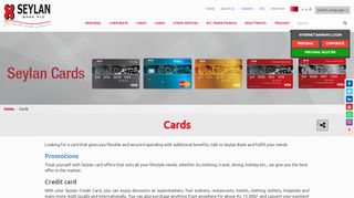 Cards | Seylan Bank