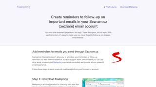 How to turn on reminders for your Seznam.cz (Seznam) email account