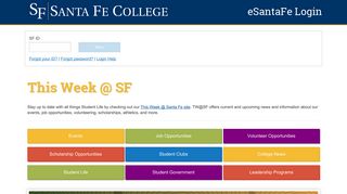 eSantaFe Login - Santa Fe College