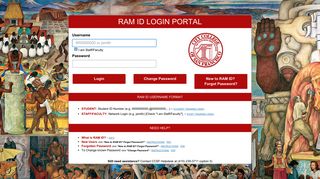 CCSF RAM ID Portal - powered by PortalGuard